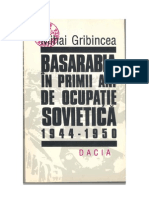 Basarabia in Primii Ani de Ocupatie Sovetica 1944-1950 Mihail Grabincea