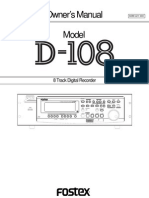 d108 Owners Manual