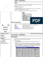 Mesh Menu