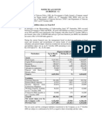 Notes to Accounts BSNL