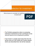 What Factors To Consider For Building A Portfolio For Investment?