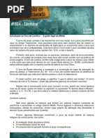 Introdução ao livro de Levítico