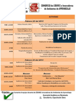 Programa de Actividades-congreso de Educacion