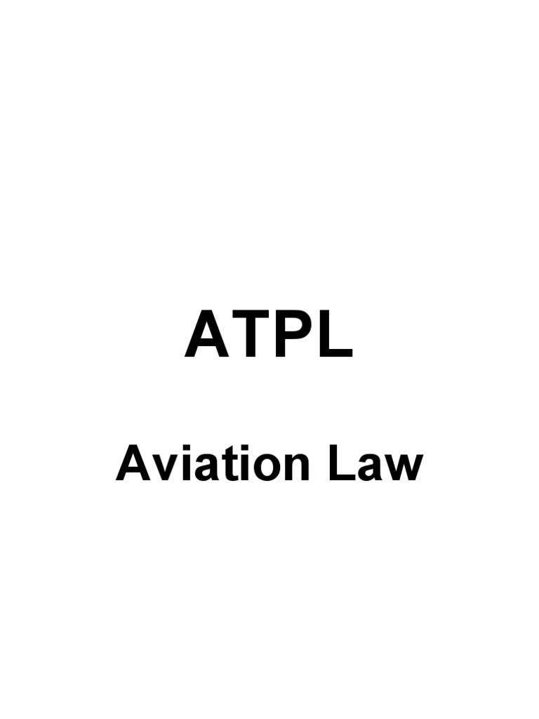 ATPL Aviation Law | PDF | Instrument Flight Rules | Air Traffic Control