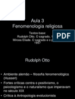 Aula 3 Fenomenologia Religiosa