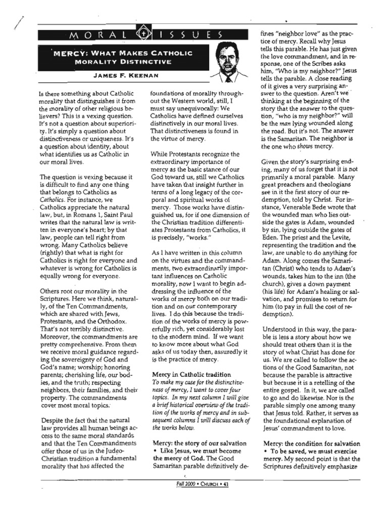01 Keenan Mercy PDF Catholic Church Mercy
