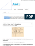 Matemática 9 EXTRAIR RAIZ CUBICA