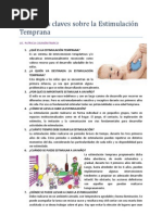 10 puntos claves sobre la Estimulación Temprana