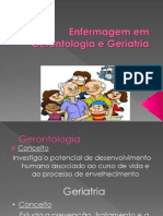 Aula 1. Gerontologia e Geriatria