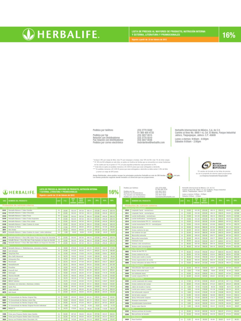 Herbalife PDF