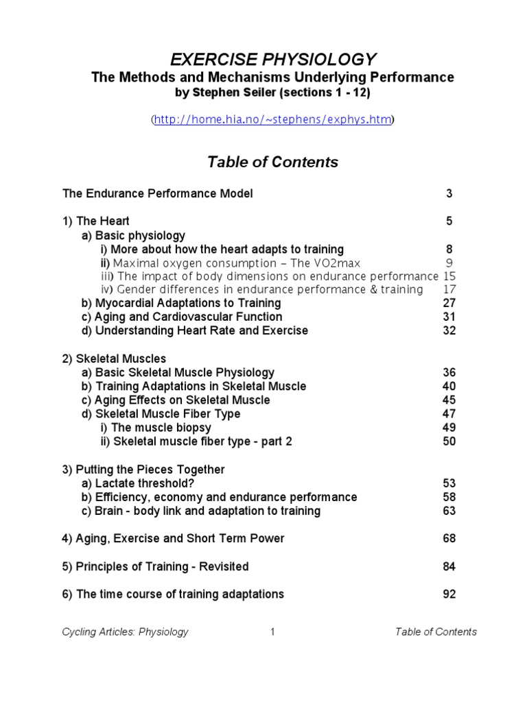 Exercise Physiology Ventricle Heart Heart