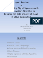 Project Seminar On Implementing Digital Signature With RSA Encryption Algorithm To Enhance The Data Security of Cloud in Cloud Computing