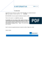 Bbva Bancomer Carta Informativa PDF