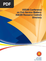 Download ASEAN Conferenceon Civil Service MattersASEAN Resource CentresDirectory by ASEAN SN126511411 doc pdf