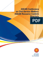 ASEAN Conferenceon Civil Service Matters:ASEAN Resource Centre’sDirectory