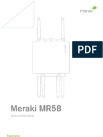 Meraki Setup MR58