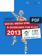 International Children's Games 2013 Windsor-Essex: Social Media Strategy & Guidelines For Staff