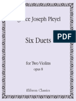 Pleyel Six Duets for Two Violins opus 8