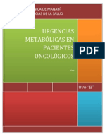 Exposición de Complicaciones Metabólicas en Pacientes Terminales