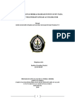 Analisis Kualitas Berkas Radiasi Foton 10 MV Pada Pesawat Teleterapi Linear Accelerator j2d308007