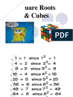 Square Roots & Cubes Guide