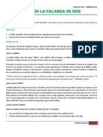 Amando La Palabra de Dios Primera Leccion de Casa de Paz Febrero