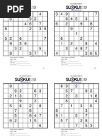 Sudoku 129 Booklet