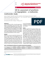 Routine cine-CMR For Assessment of Prosthesis-Associated Mitral Regurgitation - A Multicenter, Multivendor Study