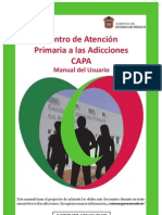 Centro de Atención Primaria a las Adicciones CAPA Manual del Usuario