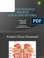 Faktor Pencetus Sinusitis
