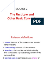 The First Law and Other Basic Concepts PDF