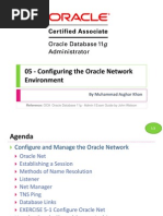 OCA 05 - Configuring The Oracle Network Environment