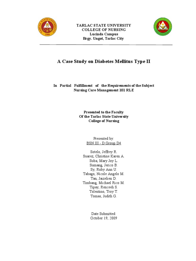 Diabetes Mellitus Type II | PDF | Pancreas | Diabetes Mellitus Type 2