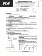Soal Tugas Gambar Mesin, 2011