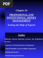 Chapter 24 Professional and Institutional Money Management