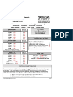 Daycare fee schedule