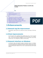 1 Enhancements: 1.1hamachi Log File Improvement