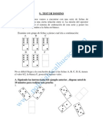 Test de Dominos Material de Examen