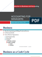 Accounting for Managers - Introduction
