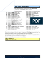 User Profile Parameter IDs