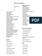Accidentes Geograficos de America