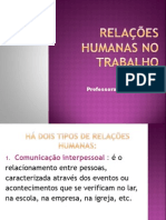 AULA_CLASSIFICAÇÃO DE RELAÇÕES HUMANAS