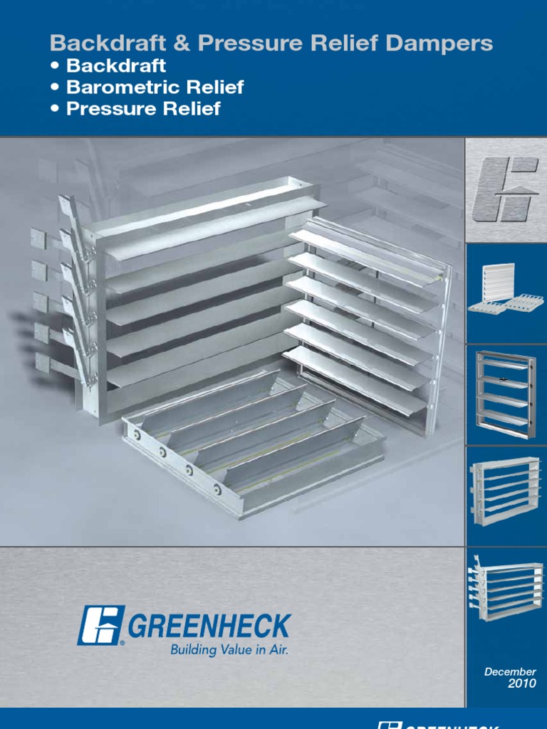 Backdraft Dampers Catalog | PDF | Duct (Flow) | Stainless Steel