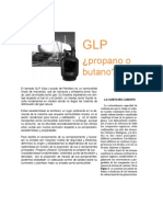 GLP Propano o Butano