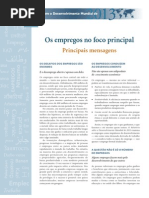 RELATÓRIO DESENVOLVIMENTO MUNDIAL (PRINCIPAIS MENSAGENS) [BANCO MUNDIAL - 2013]