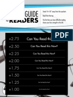 Guy's Guide to Readers Eye Chart