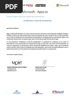 Download Cursos Presenciales Appsco Microsoft - Carta de Compromiso by Iniciativa Appsco SN126645615 doc pdf