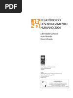 RELATÓRIO DESENVOLVIMENTO HUMANO [PNUD - 2004]