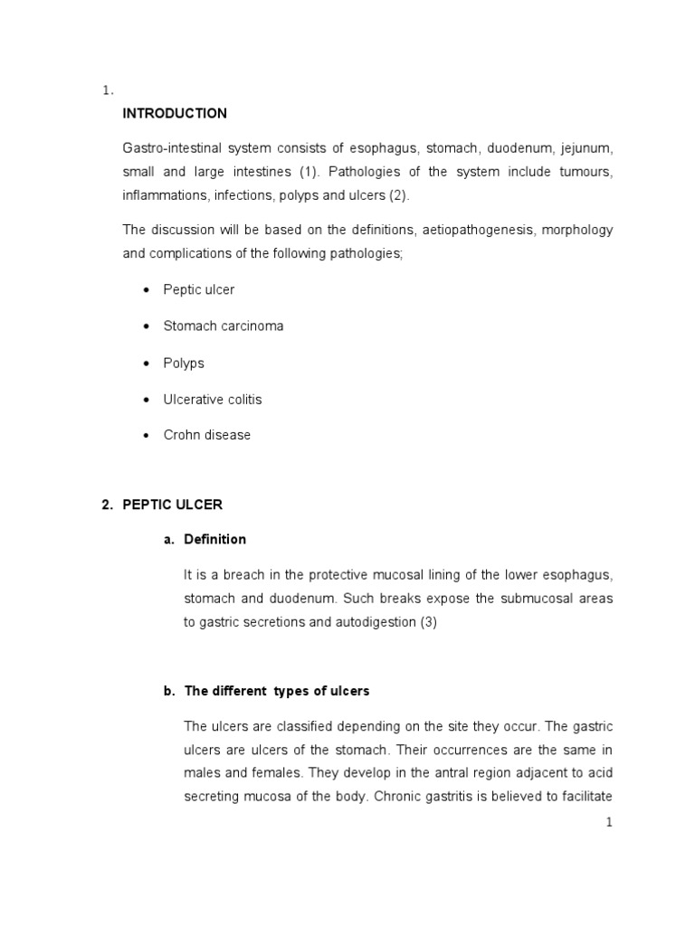 Git Doc Peptic Ulcer Crohn S Disease