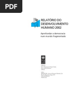 RELATÓRIO DESENVOLVIMENTO HUMANO [PNUD - 2002]
